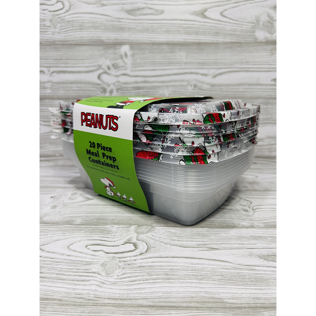 Set Tuppers Snoopy Navidad 3