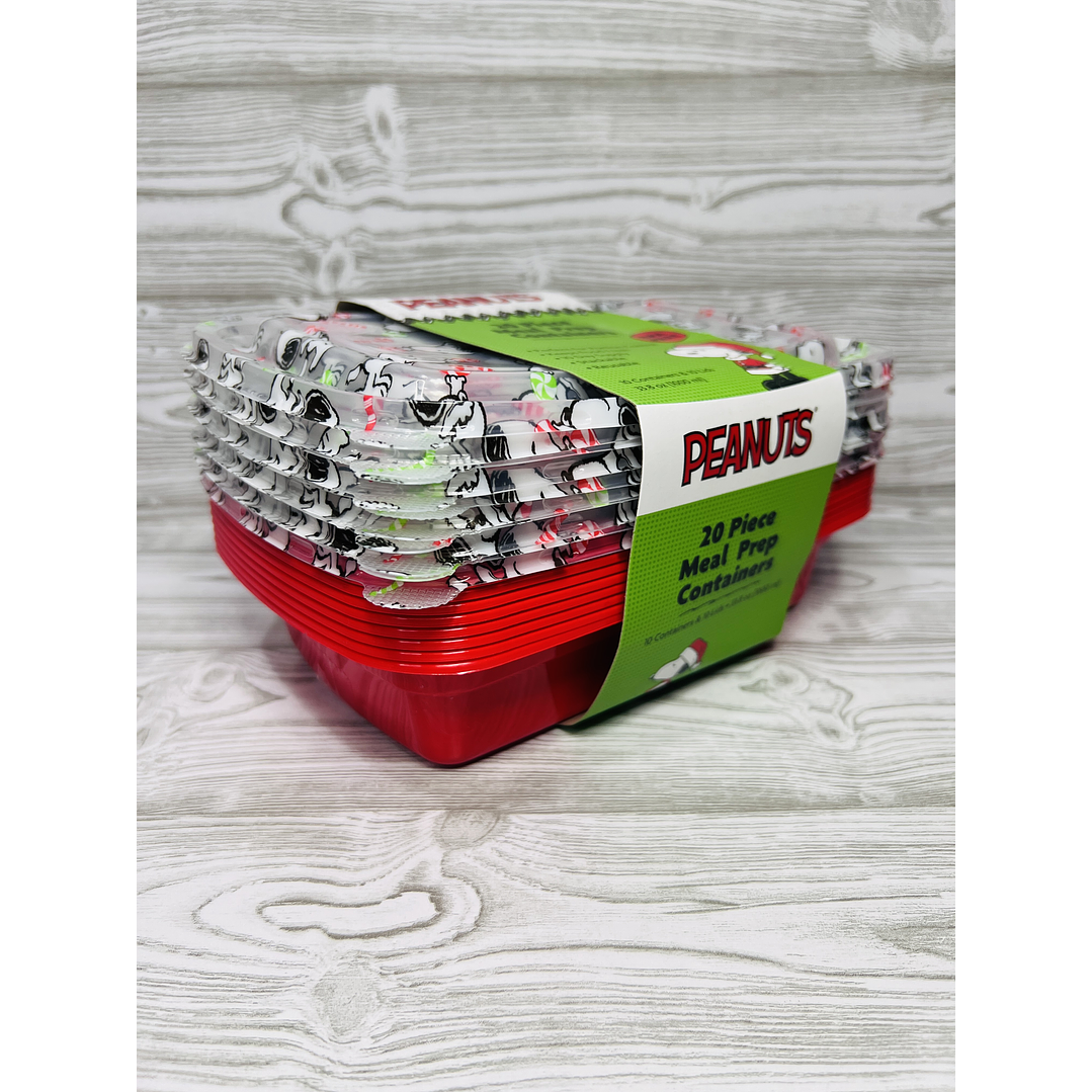 Set Tuppers Snoopy Navidad 5