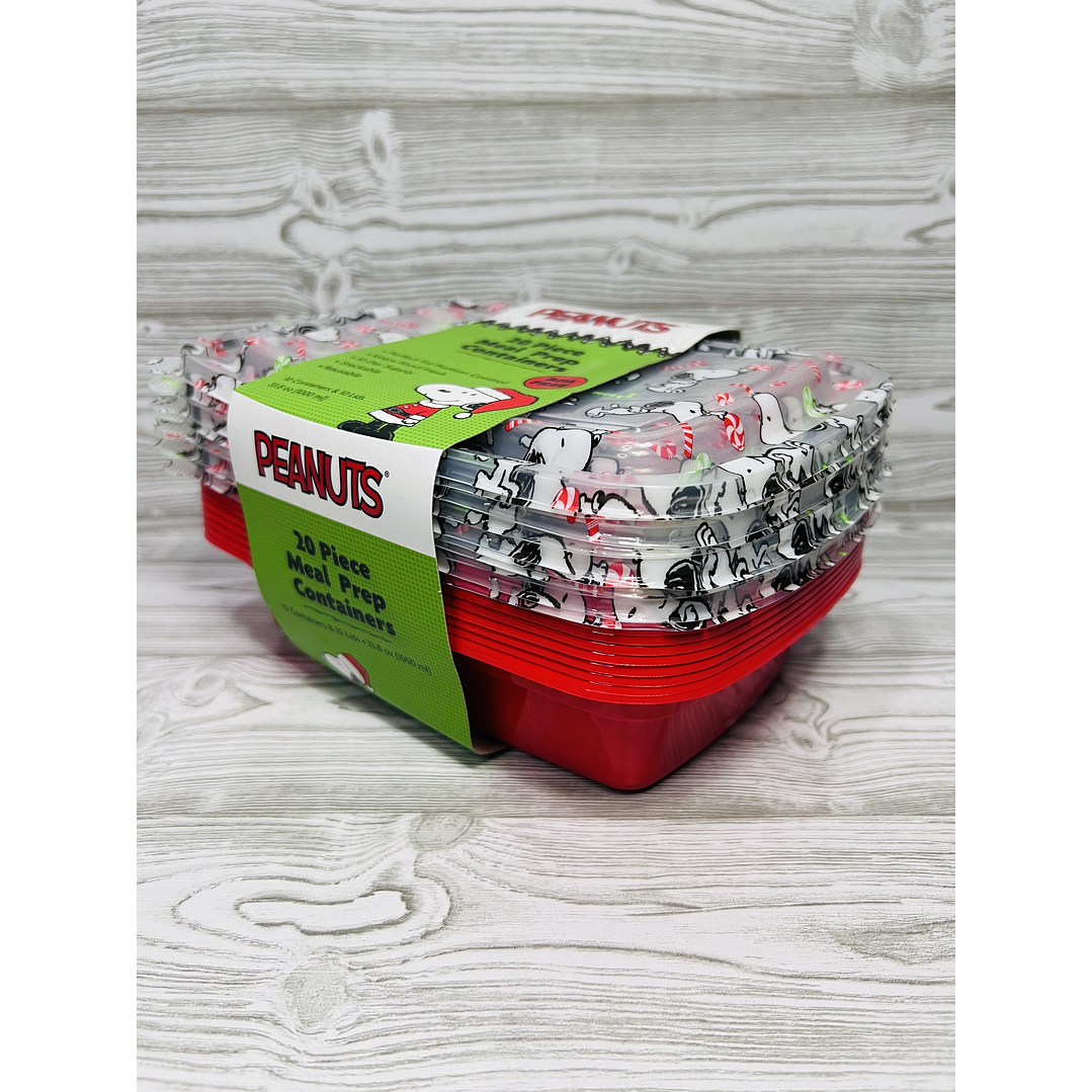 Set Tuppers Snoopy Navidad 3