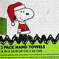 Pack toallas de mano Snoopy Navidad - Miniatura 7