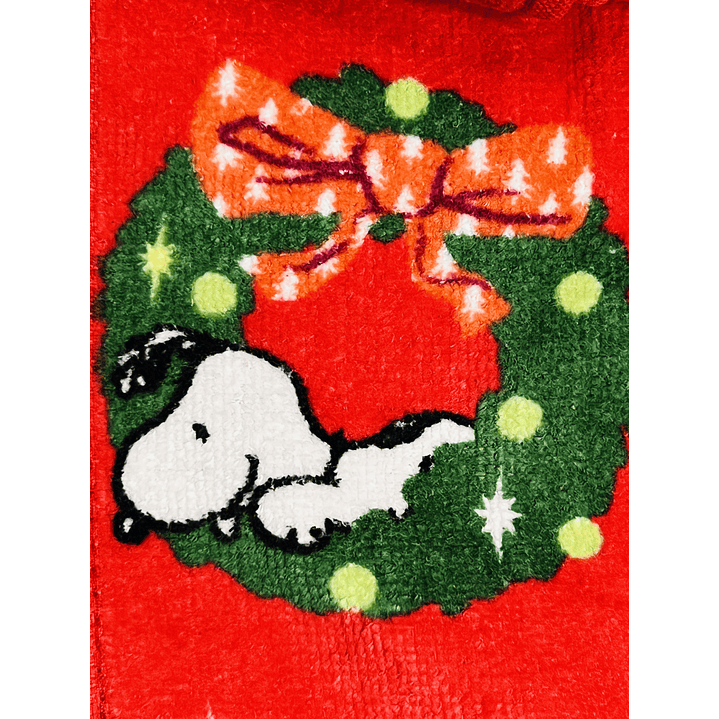 Pack toallas de mano Snoopy Navidad 6