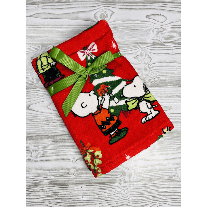 Pack toallas de mano Snoopy Navidad 1