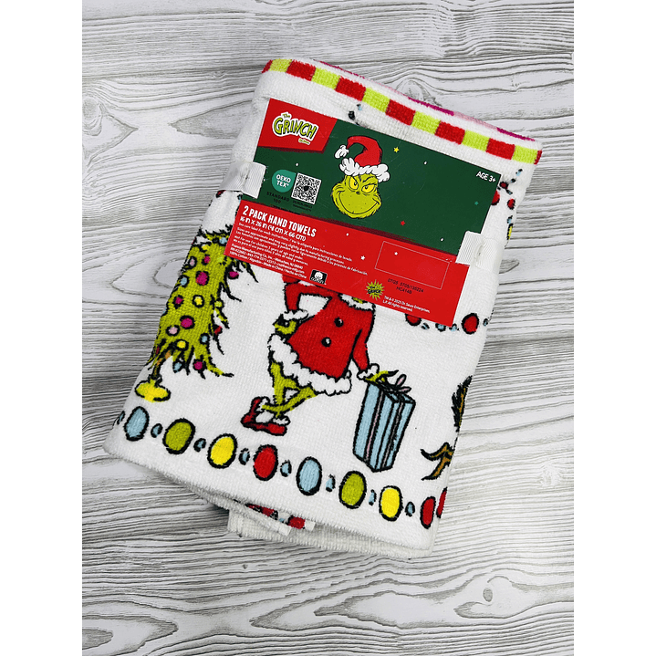Pack toallas de mano Grinch 3