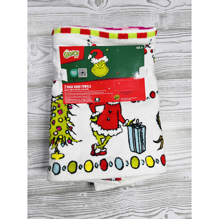 Pack toallas de mano Grinch 2