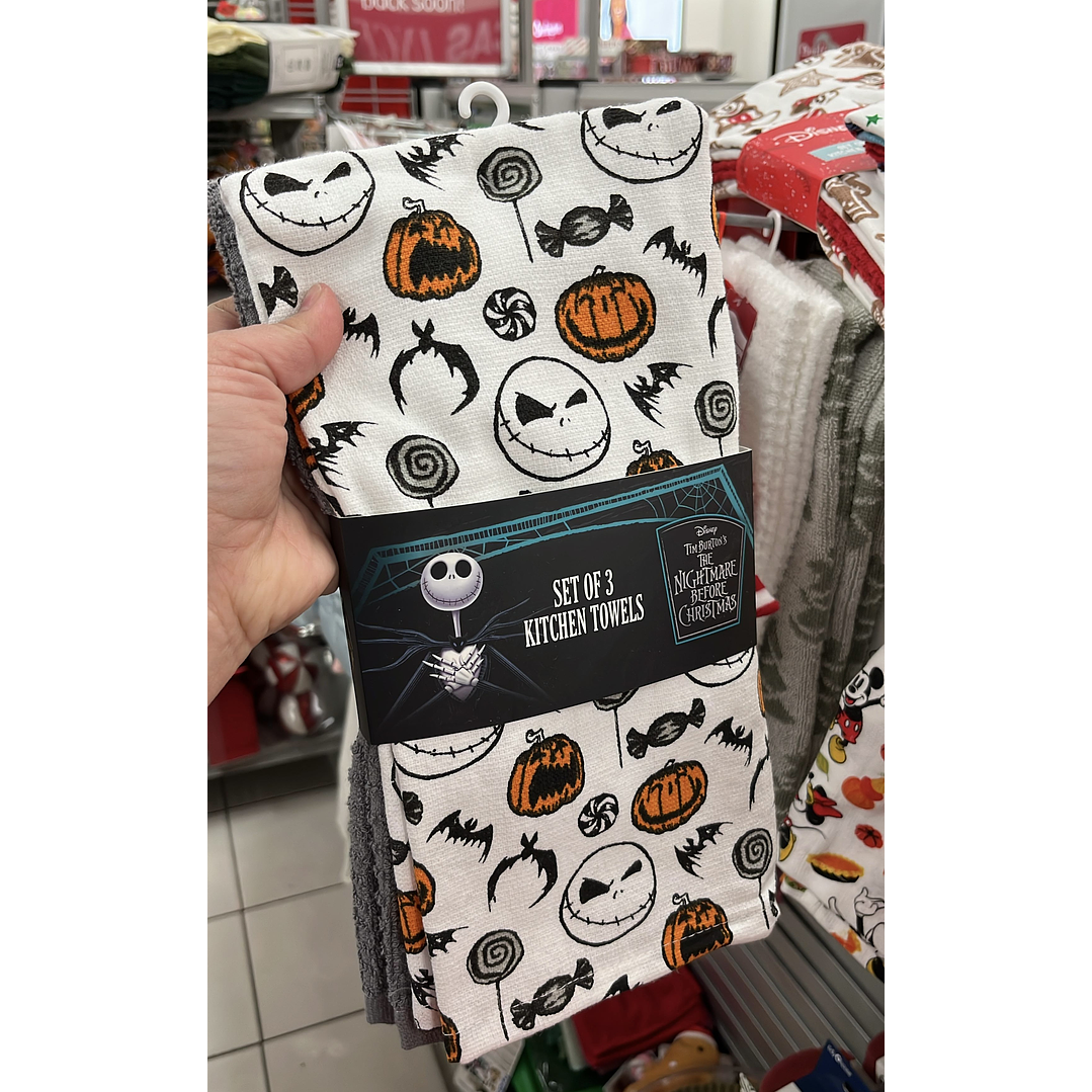 Pack paños de cocina Jack Skellington 1