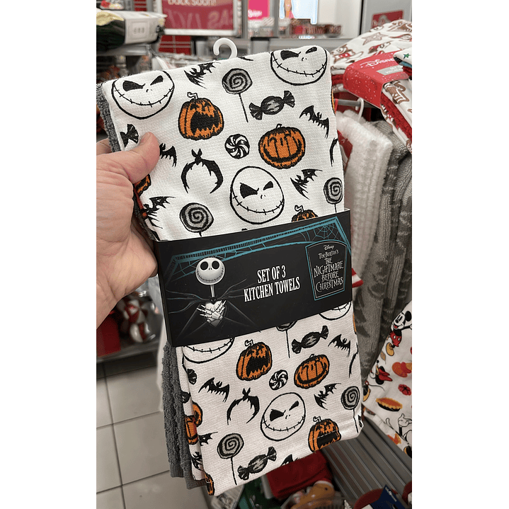 Pack paños de cocina Jack Skellington 1