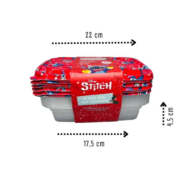 Set Tuppers Stitch Navidad 8