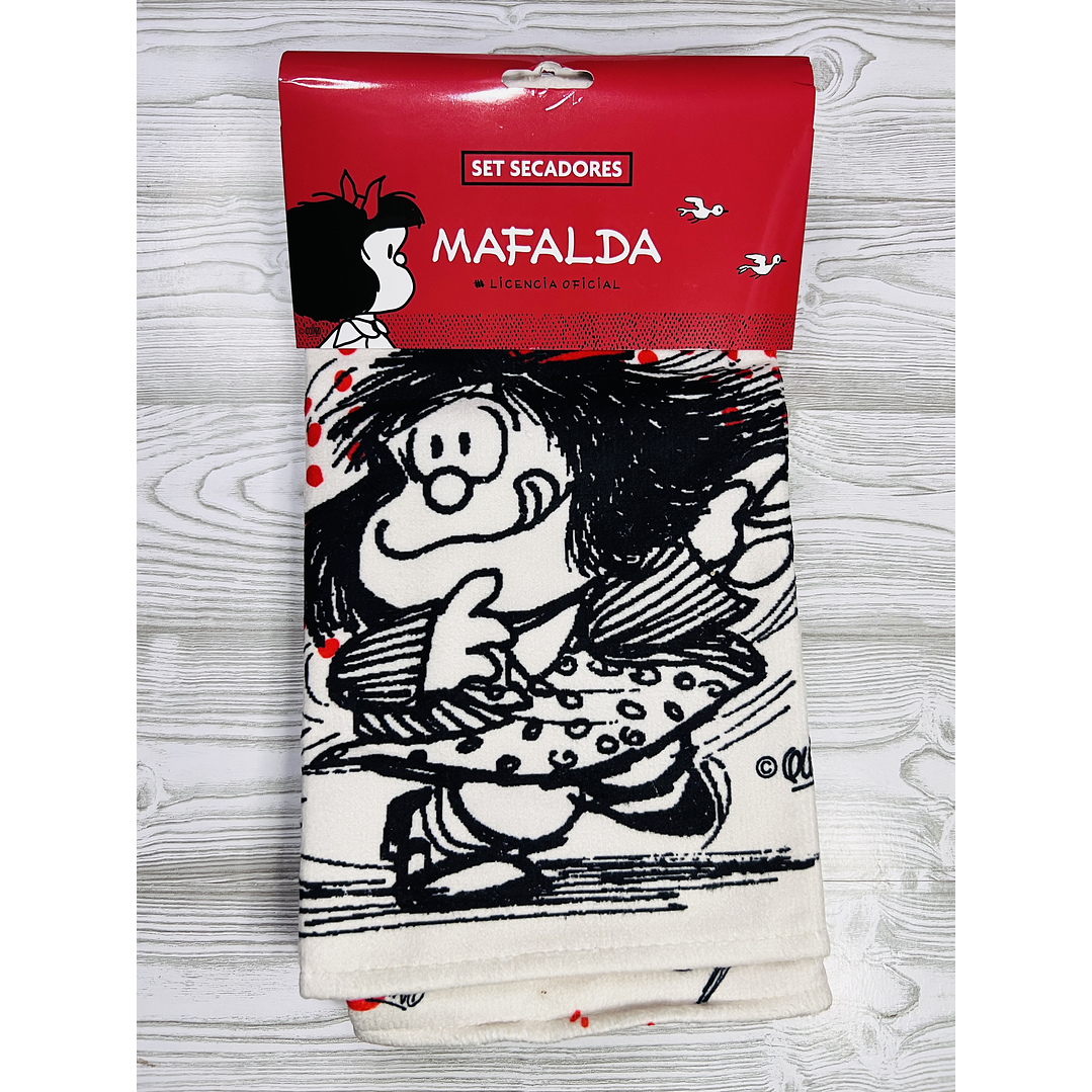 Pack paños de cocina Mafalda 1