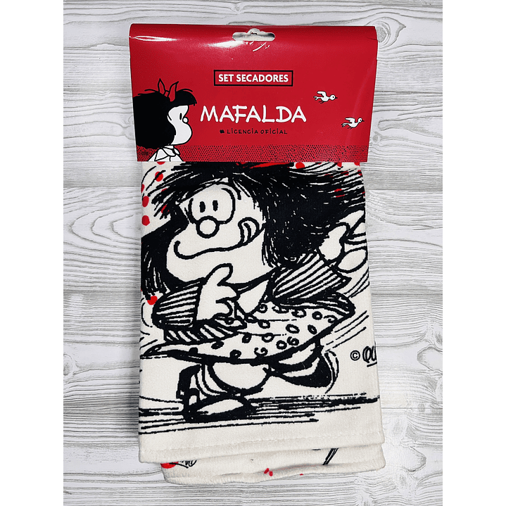 Pack paños de cocina Mafalda 1