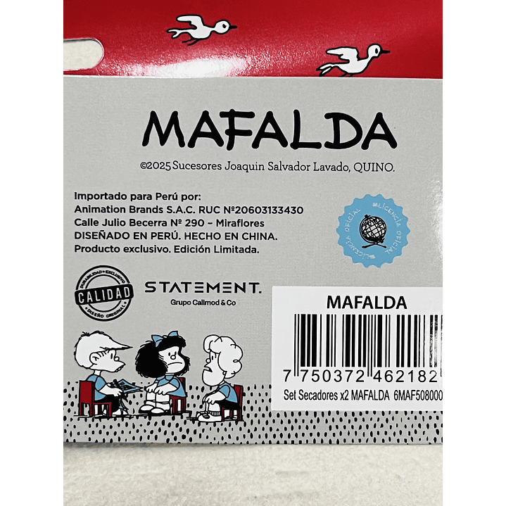 Pack paños de cocina Mafalda 12