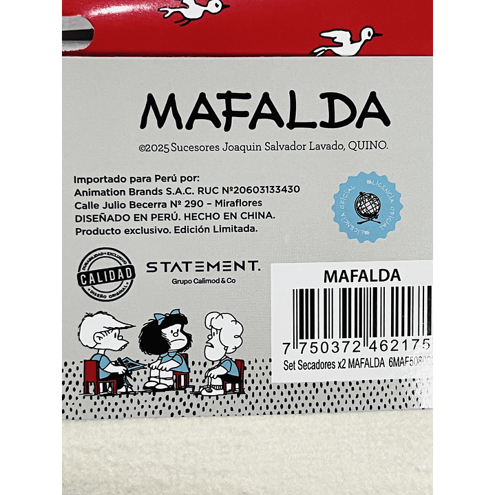 Pack paños de cocina Mafalda 9