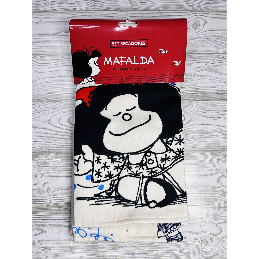 Pack paños de cocina Mafalda 1