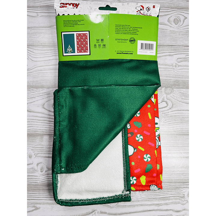 Pack paños de cocina Snoopy Navidad 2