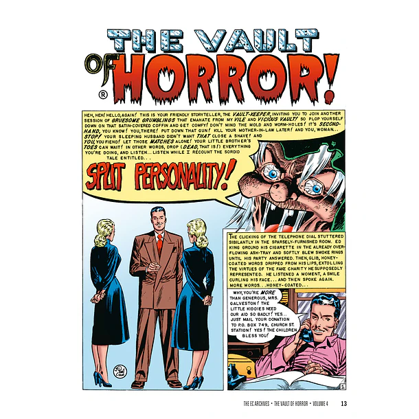 The EC Archives: The Vault of Horror Vol 4 Tapa Blanda EN INGLES 2