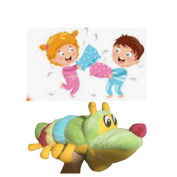 Juguete Peluche Pijamero Regalo Babyshower Bebes Niños Oruga