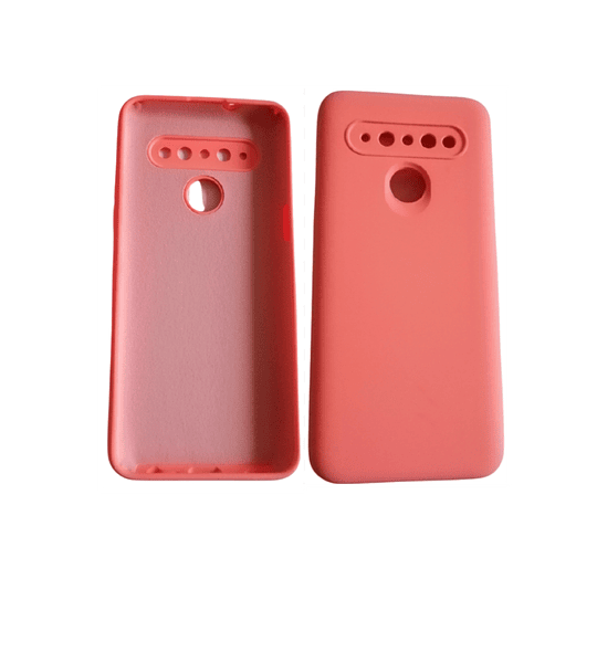 Funda  case protector flexible microfibra interna protector camara LG k61