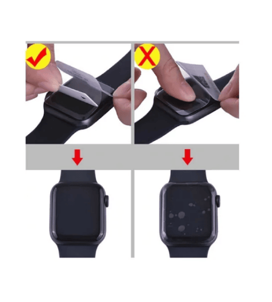 protector pantalla hydrogel Reloj Smartwatch compatible...