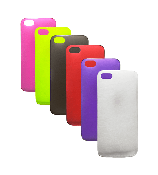 Funda Traslucida Matte Rígida Compatible iPhone 5