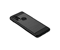 Funda Anti-schok  Fibra Carbono Para Motorola One Vision