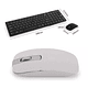 Kit Ejecutivo Teclado + Mouse + Auricular Bluetooth Con Micrófono