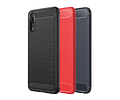 Funda Estuche Fibra Carbono Compatible Huawei P20