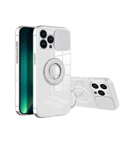 Funda con protector de cámara Anillo Soporte compatible con iphone 13 pro max