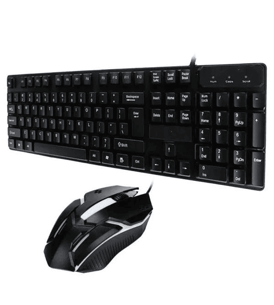 Combo Gamer Alambrico Teclado + Mouse Retroiluminado 198i CMK-188