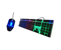 Kit Teclado + Mouse Alambrico Gamer Retroiluminado Oficina Kuiyn T13