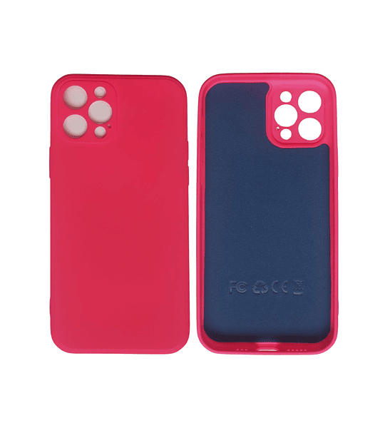 Funda Con Protector De Camara Gamuza Interna Para Iphone 12 Pro 