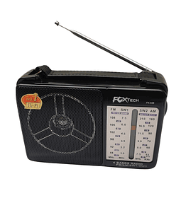 Radio Portable de 110V puerto de audífonos Alta Sensibilidad AM FM 