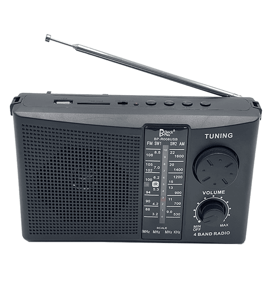 Radio Vitage Finca Recargable Control Abuelito Am/fm Mp3 Beck Play R-008USB