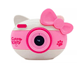 ¡Oferta Imperdible! Camara Burbujas Automática Luces Y Sonido Hello Kitty con Detalle de Color