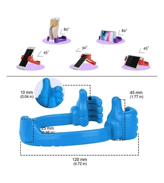 Soporte Flexible Celular Ajustable Mesa Escritorio Videoconferencia Holder