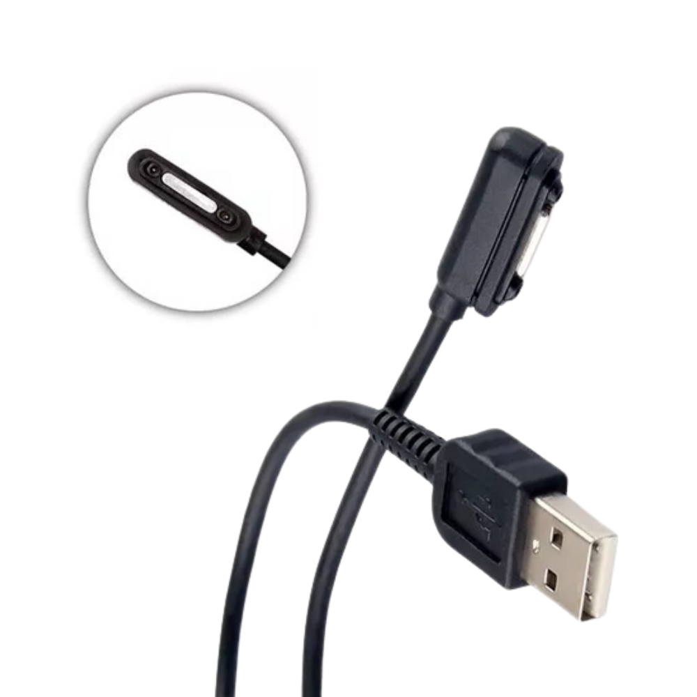 ✓Cable Usb Cargador Magnético Compatible Sony Xperia Z1