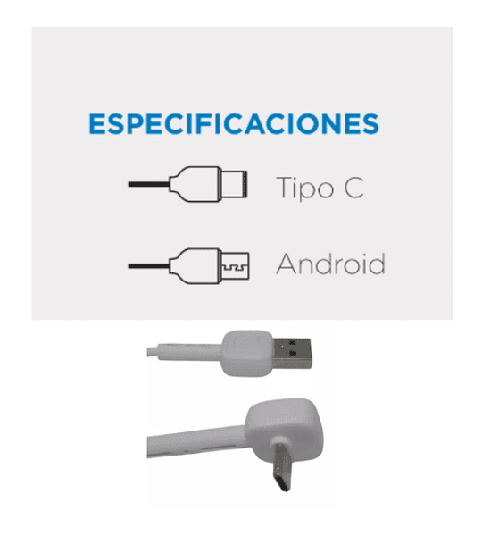 Cable Datos Carga Rapida Original Tipo C  Kinotec KN-37