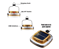 Lampara Luz Multifuncional Panel Solar Recargable 12 Horas s 0506