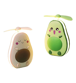 Espejo Aguacate con LED y Ventilador Diseño Decorativo Multifuncional