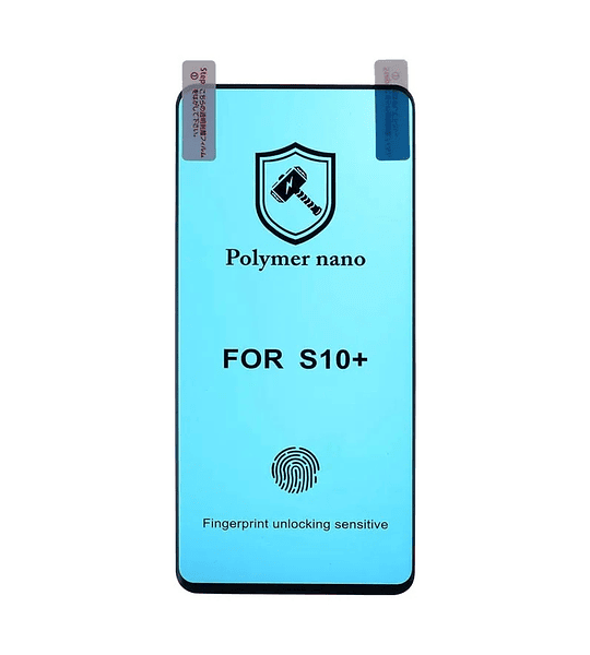 Vidrio Protector Pantalla polymer Curvo Irrompible samsung S10 plus