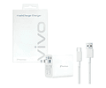 Kit Flash Charge Vivo 80W Cargador + Cable Original USB-C