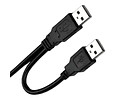 Cable Usb Doble Macho A Hembra — Potencia Y Transferencia Estable