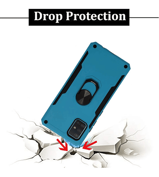 Protector Samsung A71 Funda Armadura Antiimpacto Ring Case