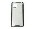 Funda Samsung A71 Transparente Acrigel Bumper Antigolpes Con Bordes De Colores