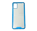Funda Samsung A71 Transparente Acrigel Bumper Antigolpes Con Bordes De Colores