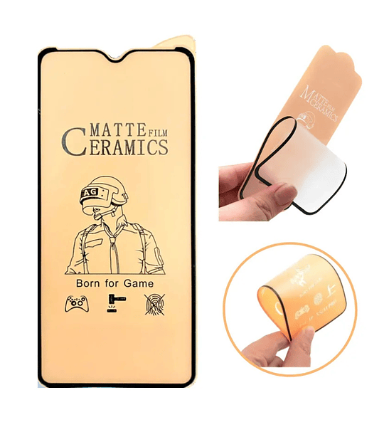 Protector de Pantalla Cerámico Mate Antirreflejo 9D Samsung A71 / A81 / A91 / Note 10 Lite / S10 Lite / Note 20
