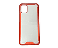 Funda Samsung A51 Transparente Acrigel Bumper Antigolpes Con Bordes De Colores