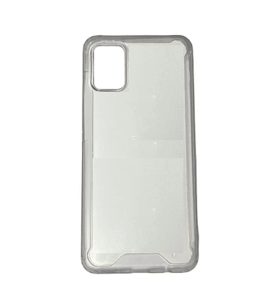 Funda Samsung A51 Transparente Acrigel Bumper Antigolpes Con Bordes De Colores