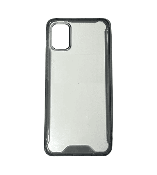 Funda Samsung A51 Transparente Acrigel Bumper Antigolpes Con Bordes De Colores