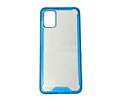 Funda Samsung A51 Transparente Acrigel Bumper Antigolpes Con Bordes De Colores