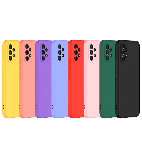 Funda Samsung A52 Estuche Silicon Protector Cámara 