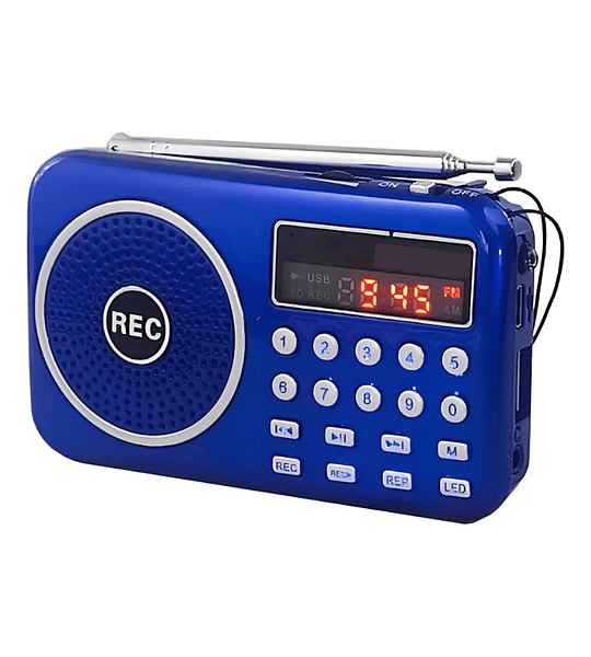 Radio Parlante Digital Nano-Tec NT-R1092 – AM/FM, USB, SD, Recargable